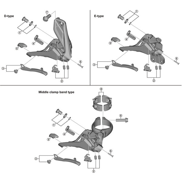Shimano Shimano Spares FD-M9100 chain catcher unit