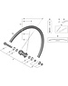Shimano Shimano Spares HB-RS770 complete hub axle