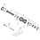 Shimano Shimano Spares HB-M9110-B complete hub axle, 110 mm