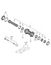 Shimano Shimano Spares HB-M9110-B complete hub axle, 110 mm