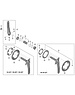 Shimano Shimano Spares FC-M6000 left hand crank arm unit 170 mm