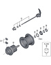 Shimano Shimano Spares DH-3D35-QR cone with dust cover, M11 x 12.1 mm