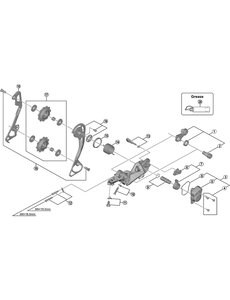 Shimano Shimano Spares RD-M670 B-axle 2 for direct mount type