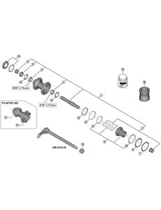 Shimano Shimano Spares FH-M9111 complete freewheel body