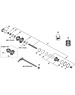 Shimano Shimano Spares FH-M9111 complete hub axle, 148 mm