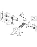 Shimano Shimano Spares RD-M7000-11 bracket axle unit for normal type