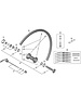 Shimano Shimano Spares WH-RS500-TL-F complete quick release, 133 mm