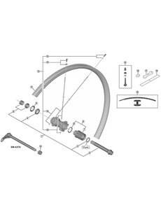 Shimano Shimano Spares WH-M8000-TL-29er spoke 300 mm
