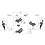 Shimano Shimano Spares ST-R9100 left hand name plate and fixing screw