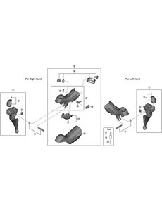 Shimano Shimano Spares ST-R9100 left hand bracket unit