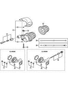 Shimano Shimano Spares SM-TX20 clamp nut