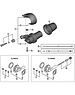 Shimano Shimano Spares SL-C3000-7 indicator cover and fixing screws, silver