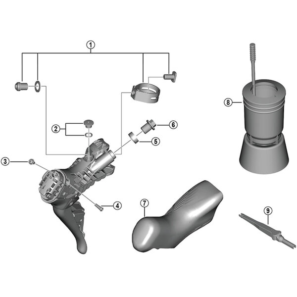 Shimano Shimano Spares ST-R7170 dummy plug