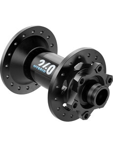 DT Swiss DT Swiss Hybrid 240 Classic Front 6-Bolt 110 X 15 mm Boost, 32 Hole, Black