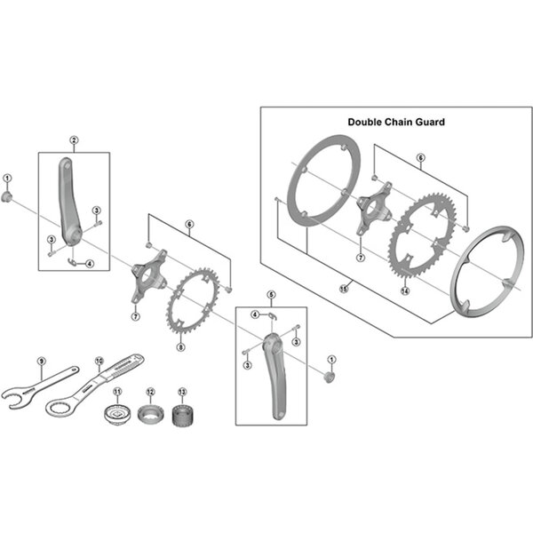 Shimano Shimano Spares FC-M580 security plate