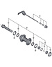 Shimano Shimano Spares HB-M785 complete hub axle
