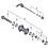 Shimano Shimano Spares HB-M785 hub axle unit