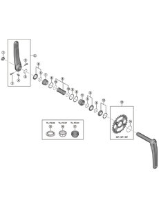 Shimano Shimano Spares FC-M8130 spacer 4.5 mm and ring