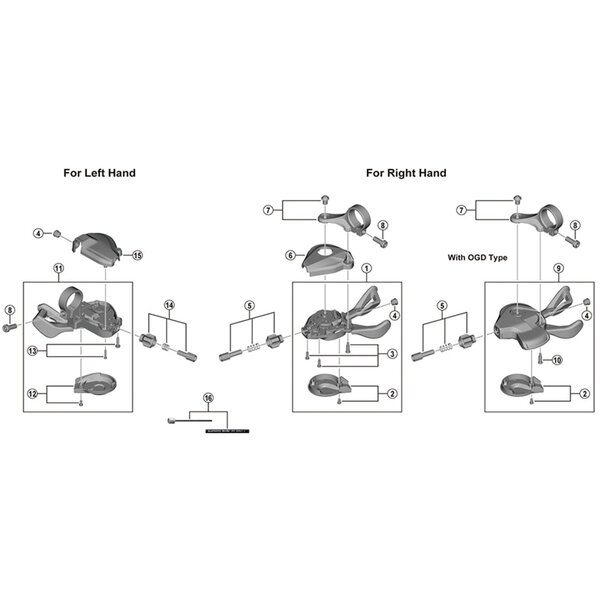 Shimano Shimano Spares SL-M770-10 cable adjusting bolt unit
