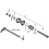 Shimano Shimano Spares FH-M618-B hub axle