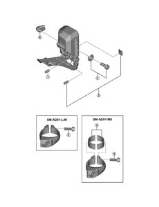 Shimano Shimano Spares FD-R9150 plug cover