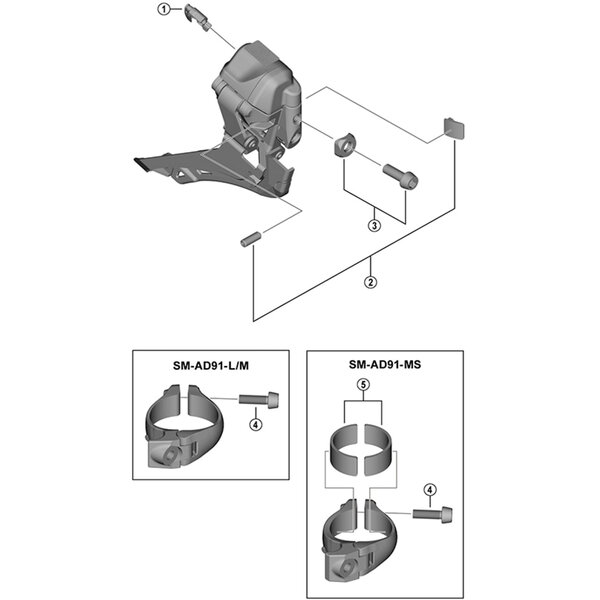 Shimano Shimano Spares FD-R9250 plug cover