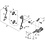 Shimano Shimano Spares RD-T8000 bracket axle unit for normal type
