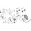 Shimano Shimano Spares HB-M776 SM-HB20 external lock ring and washer