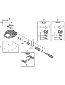 Shimano Shimano Spares PD-M545 right hand lock bolt