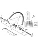Shimano Shimano Spares WH-6800-R complete hub axle