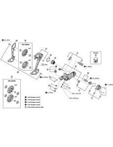 Shimano Shimano Spares RD-U8000 inner plate, GS
