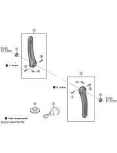 Shimano Shimano Spares FC-M8100 crank arm fixing bolt