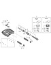 Shimano Shimano Spares PD-M530 body cover and fixing bolts, right