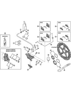 Shimano Shimano Spares BL / BR disc hose 0-ring for banjo