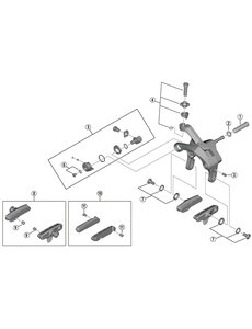 Shimano Shimano Spares BR-R9100 quick release assembly