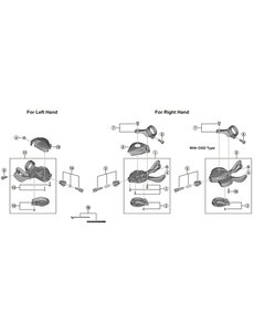 Shimano Shimano Spares SL-M5100 right hand bracket unit