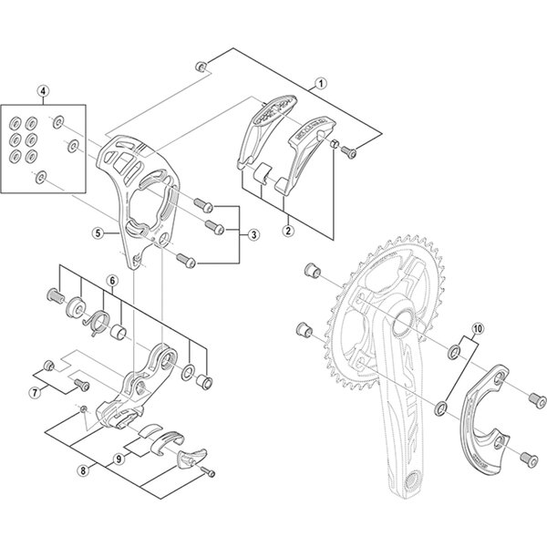 Shimano Shimano Spares SM-CD50 Lower guide unit