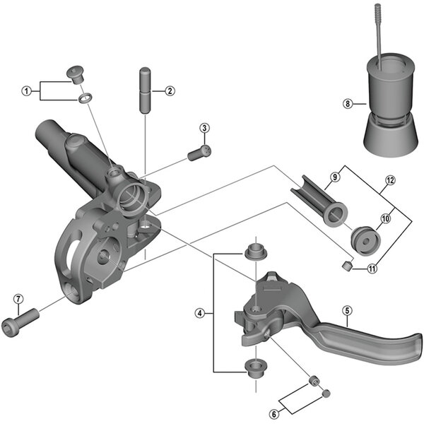 Shimano Shimano Spares BL-M820 diaphragm