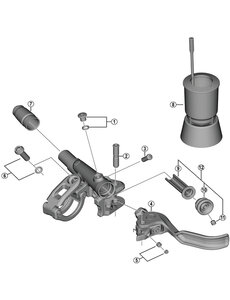 Shimano Shimano Spares BL-M988 lever axle