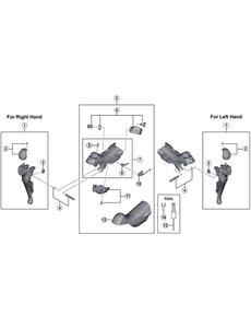 Shimano Shimano Spares ST-4700 left hand bracket unit