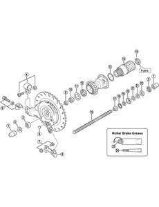 Shimano Shimano Spares BR-IM70 inner cable fixing bolt and nut