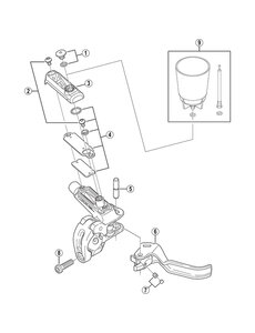 Shimano Shimano Spares BL-M640 right hand lid