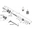 Shimano Shimano Spares FH-M8110-B complete hub axle, 148mm