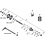 Shimano Shimano Spares FH-M7110 complete hub axle, 142 mm
