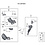 Shimano Shimano Spares ST-4703 left hand name plate L and fixing screw