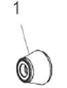 DT Swiss DT Swiss Rear Axle End Spacer For 340 Hub 135 mm Shimano Left Side