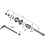 Shimano Shimano Spares FH-M788 complete hub axle