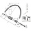 Shimano Shimano Spares FH-M678 complete hub axle