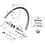 Shimano Shimano Spares WH-RS100-R complete hub axle, 141 mm