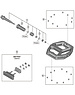 Shimano Shimano Spares PD-M8040 lock bolt, left hand
